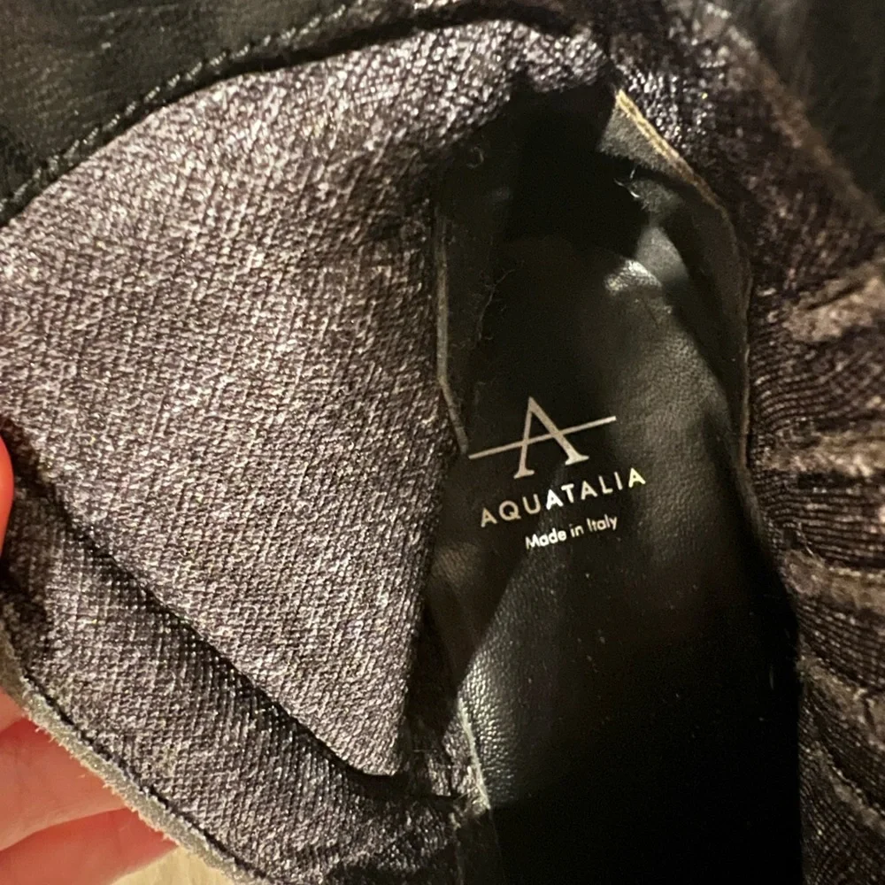 Aquatalia Oribella grey suede Leather Sole perfect for spring! - Picture 9 of 13